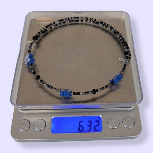 (2/$20) Seed Bead Butterfly Choker Necklace - Picture 5 of 5